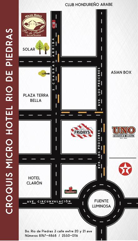 Micro Hotel Rio De Piedras San Pedro Sula Exterior foto